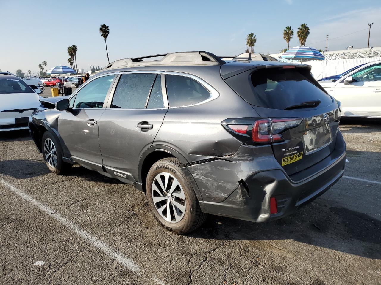 2021 Subaru Outback VIN 4S4BTACC7M3109003 Copart auction photo, front end / rear end damage thumbnail 2
