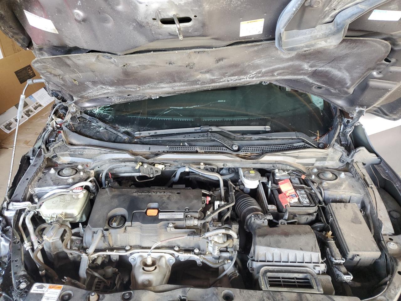 2018 Honda Civic VIN 19XFC2F73JE009415 Copart auction photo, front end / rear end damage thumbnail 11