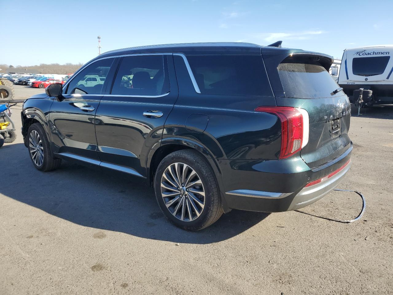 2025 Hyundai Palisade VIN KM8R7DGE5SU842884 Copart auction photo, front end damage thumbnail 2