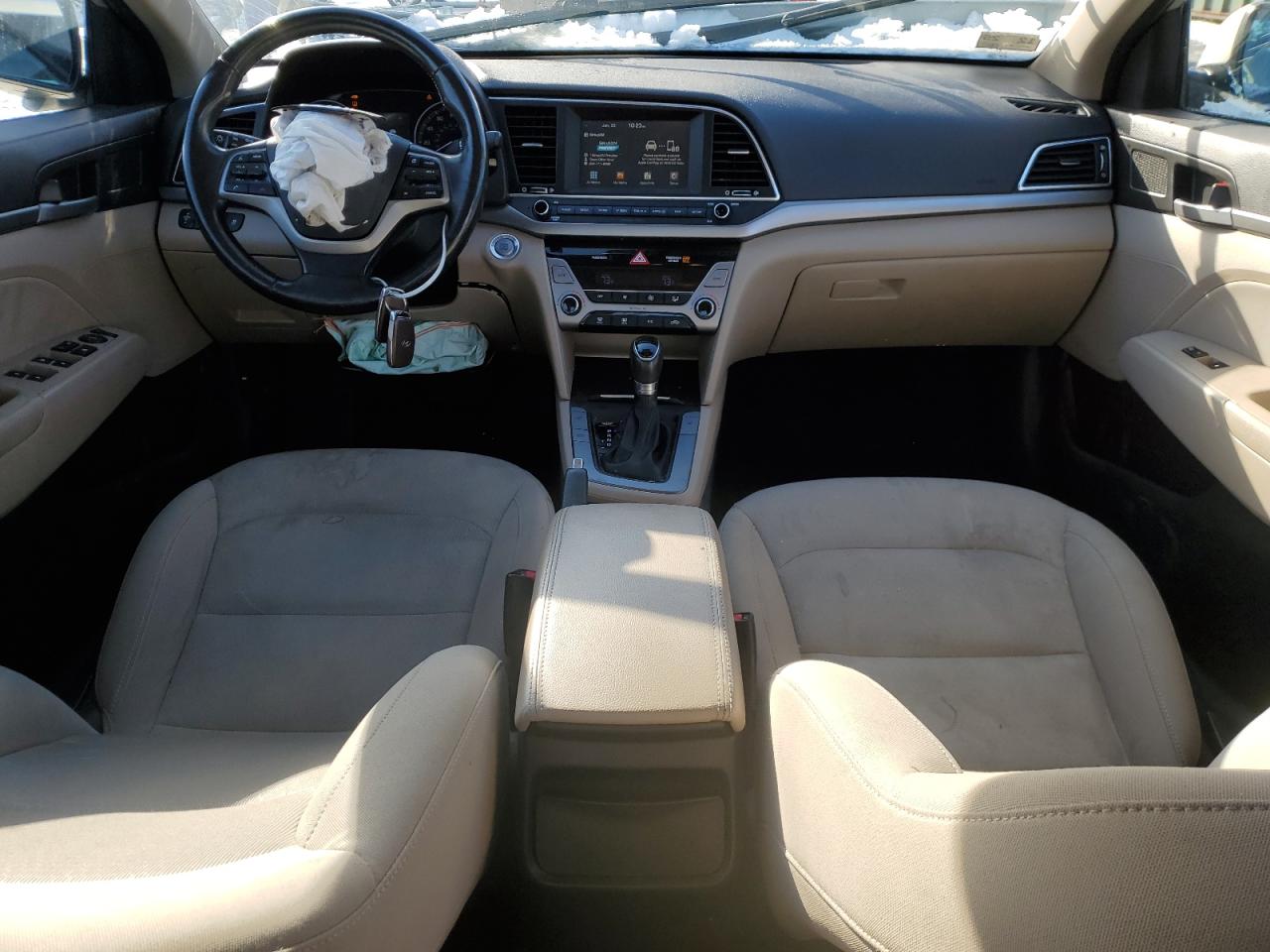 2017 Hyundai Elantra VIN KMHD84LF1HU229465 Copart auction photo, front end / minor dent/scratches damage thumbnail 8