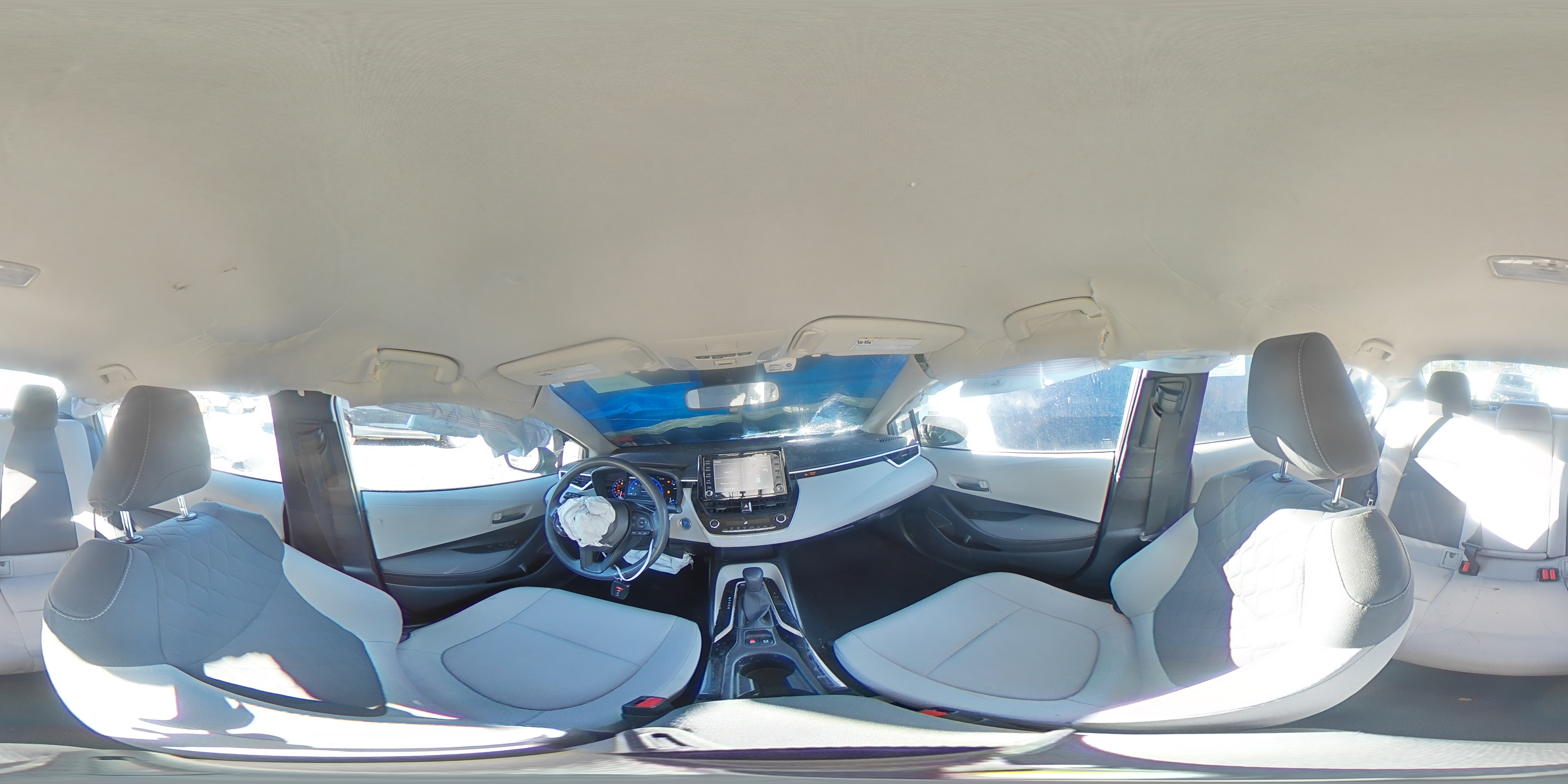 2022 Toyota Corolla VIN JTDEAMDE3NJ042406 Copart auction photo, front end / rear end damage thumbnail 15