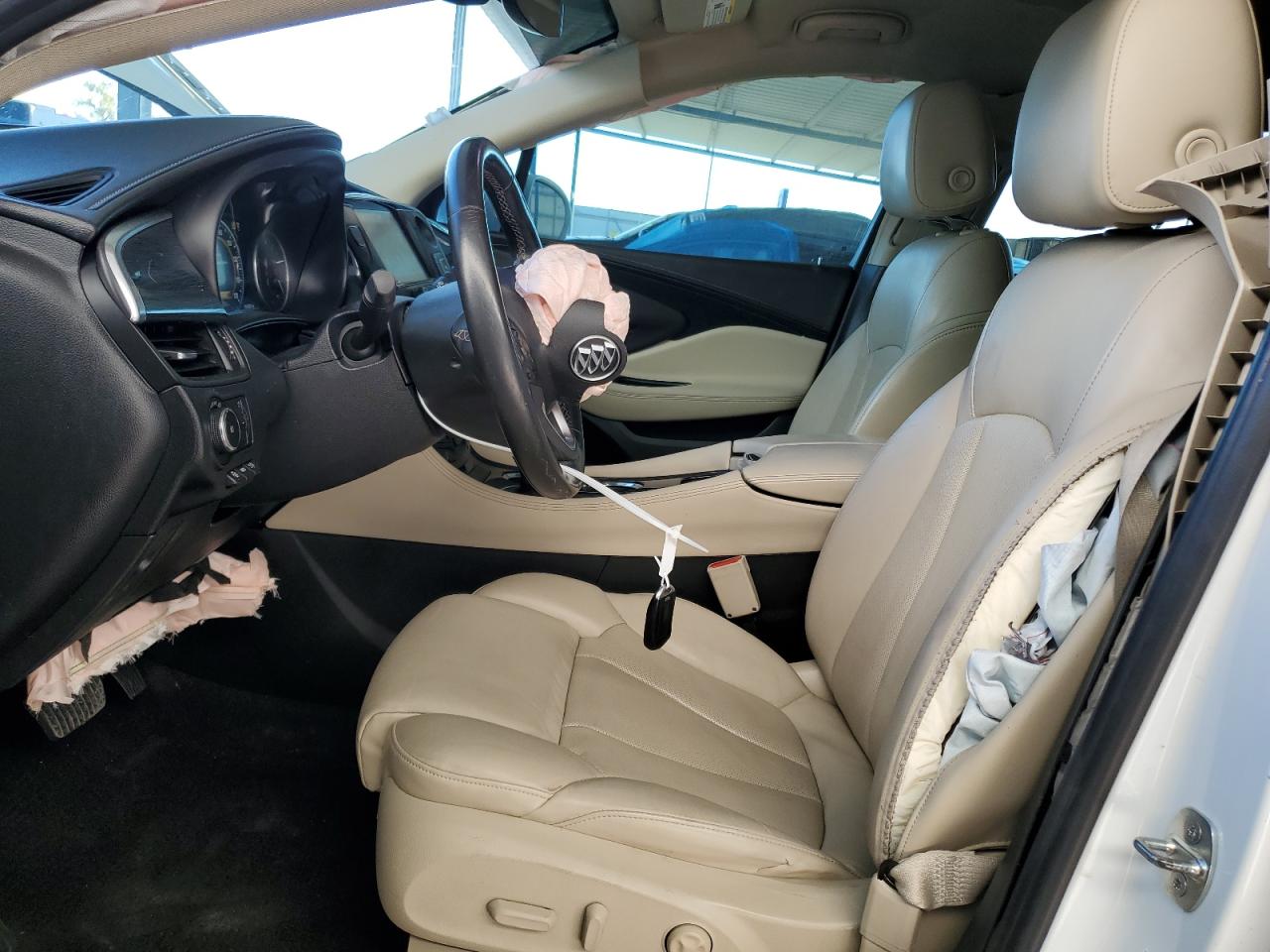 2017 Buick Envision VIN LRBFXFSX9HD050515 Copart auction photo, front end / side damage thumbnail 7