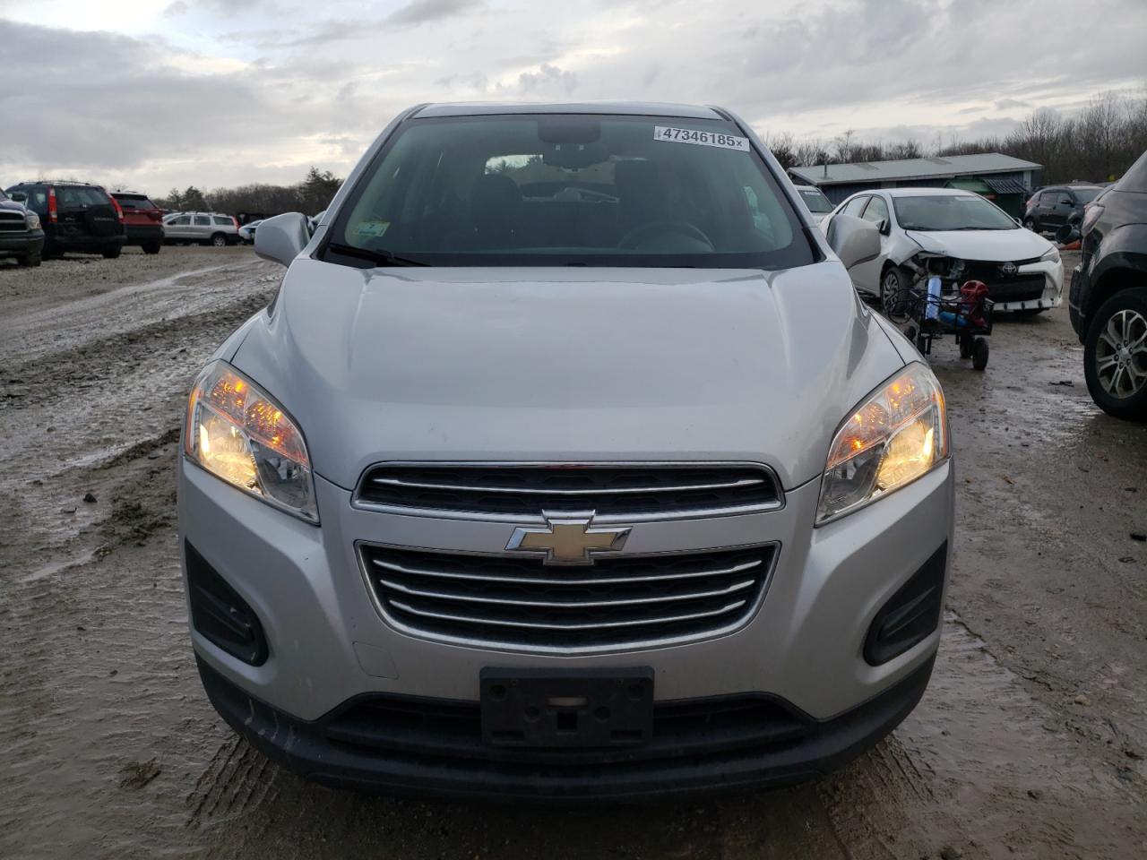 2016 Chevrolet Trax VIN 3GNCJNSB4GL264722 Copart auction photo, top/roof / rear end damage thumbnail 5