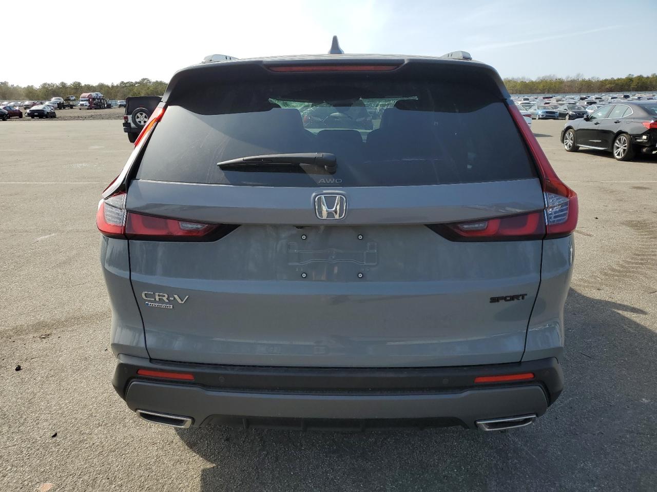 2025 Honda CR-V VIN 5J6RS6H8XSL030276 Copart auction photo, front end / top/roof damage thumbnail 6