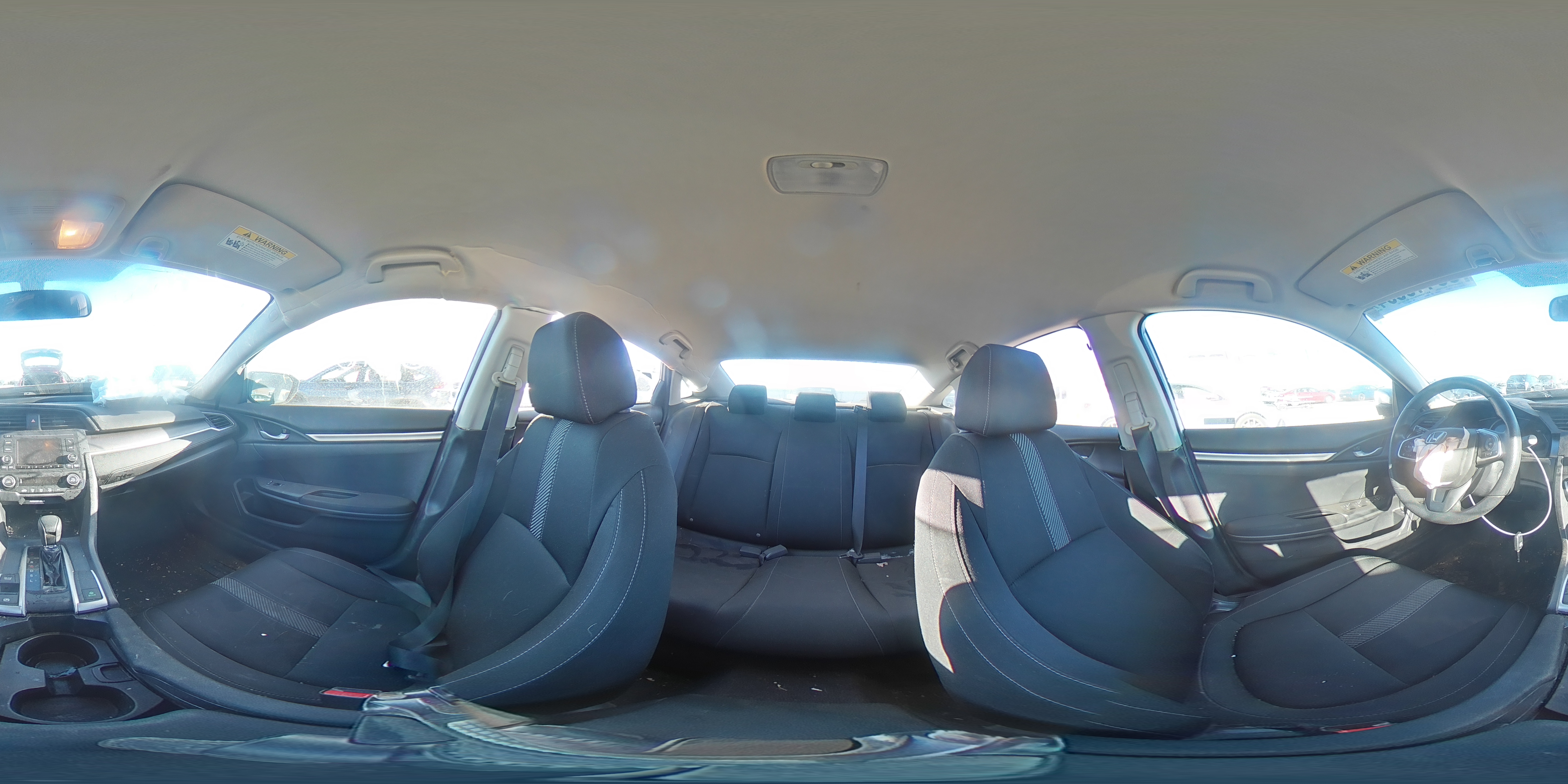 2018 Honda Civic VIN 19XFC2F53JE034622 Copart auction photo, front end / side damage thumbnail 13
