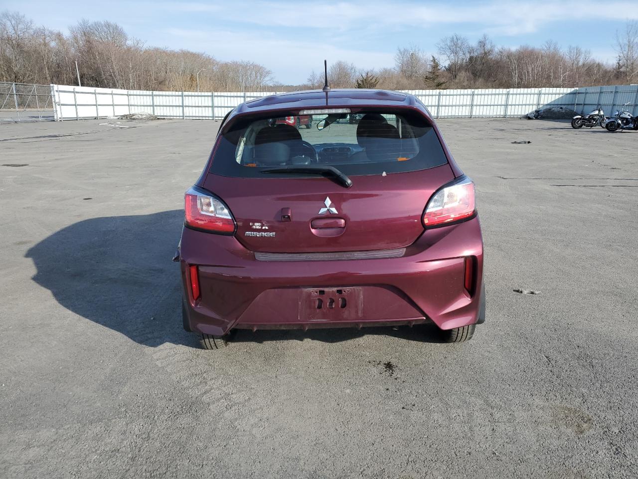 2022 Mitsubishi Mirage VIN ML32AUHJ3NH007160 Copart auction photo, side damage thumbnail 6