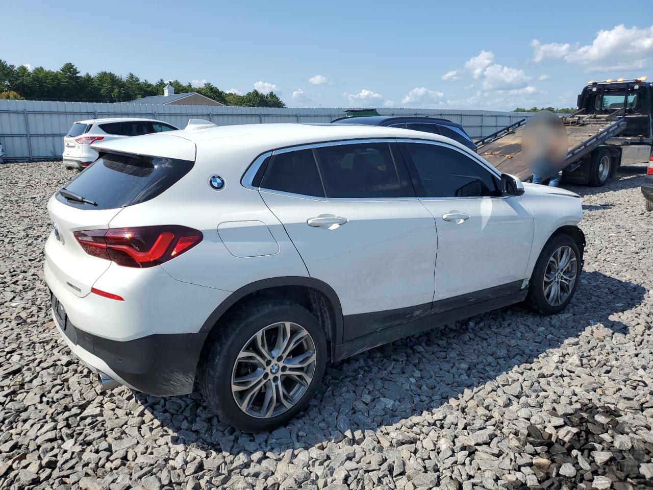 2022 BMW X2 VIN WBXYJ1C07N5U29893 Copart auction photo, front end damage thumbnail 3