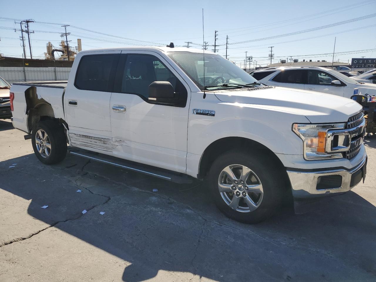 2019 Ford F-150 VIN 1FTEW1C42KKE95060 Copart auction photo, rear end / side damage thumbnail 4