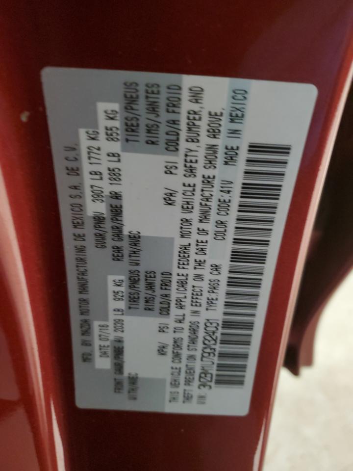 2016 Mazda 3 VIN 3MZBM1U79GM324031 Copart auction photo, rear end damage thumbnail 13