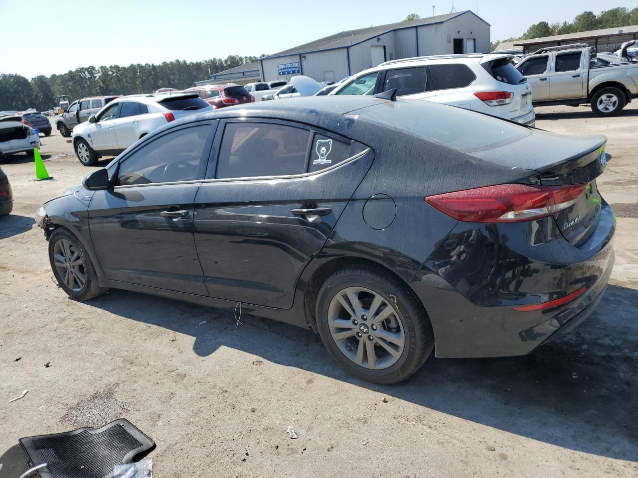 2018 Hyundai Elantra VIN 5NPD84LF9JH378520 Copart auction photo, front end / rear end damage thumbnail 2