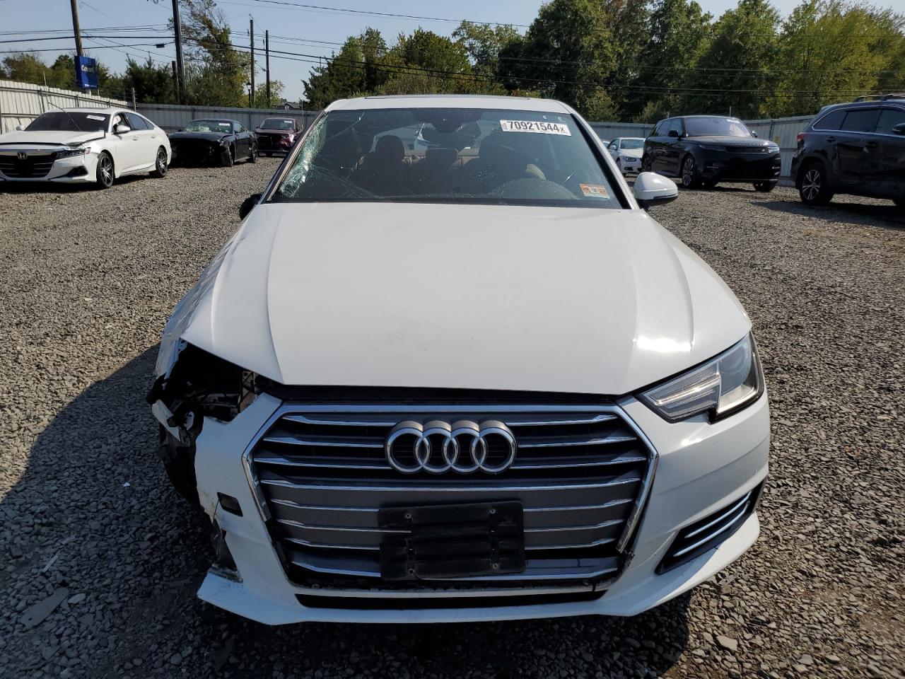 2017 Audi A4 VIN WAUGNAF49HN028553 Copart auction photo, rollover damage thumbnail 5