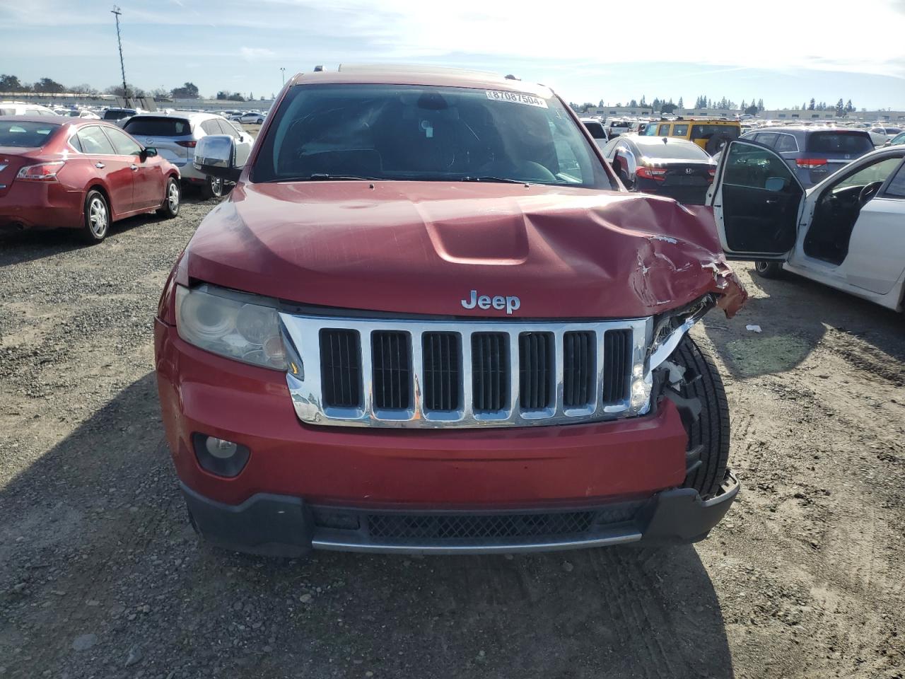 2011 Jeep Grand Cherokee VIN 1J4RS5GT8BC532381 Copart auction photo, front end damage thumbnail 5