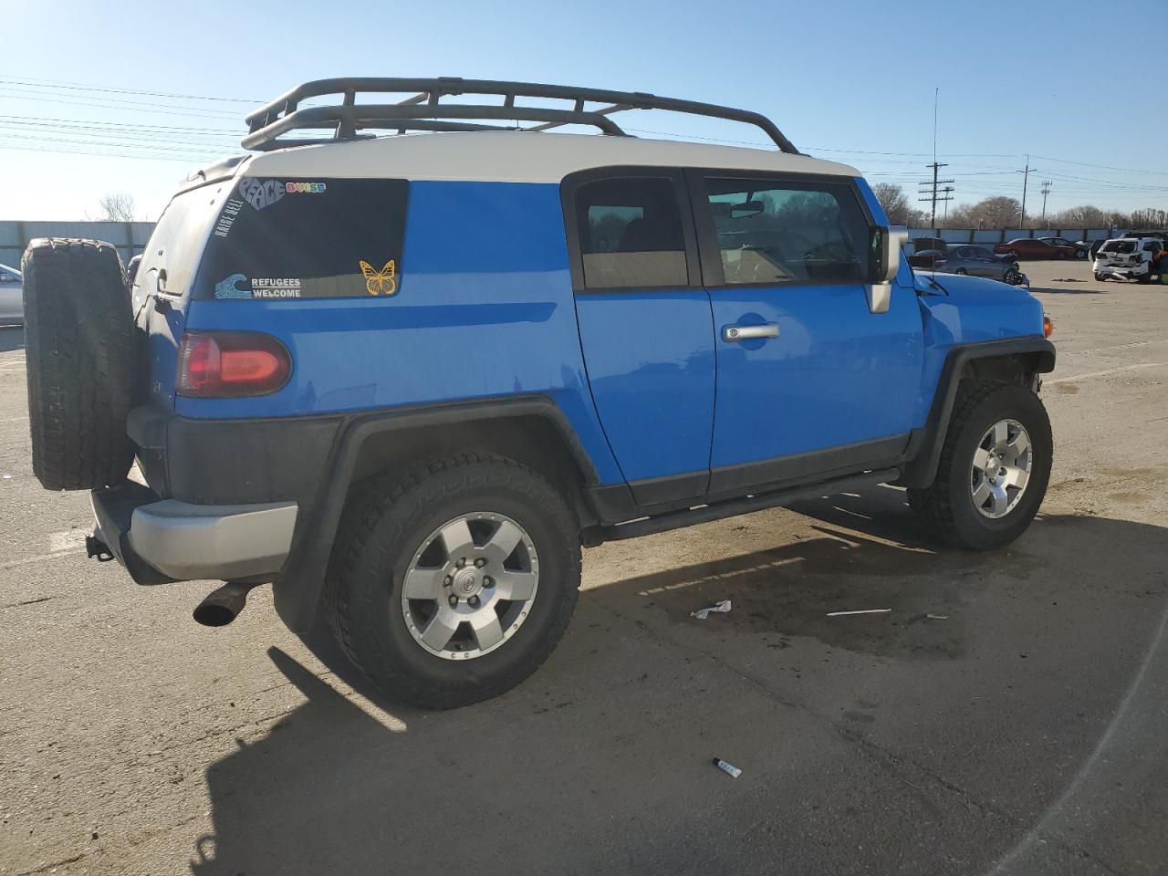 2007 Toyota FJ Cruiser VIN JTEBU11F670037548 Copart auction photo, front end damage thumbnail 3