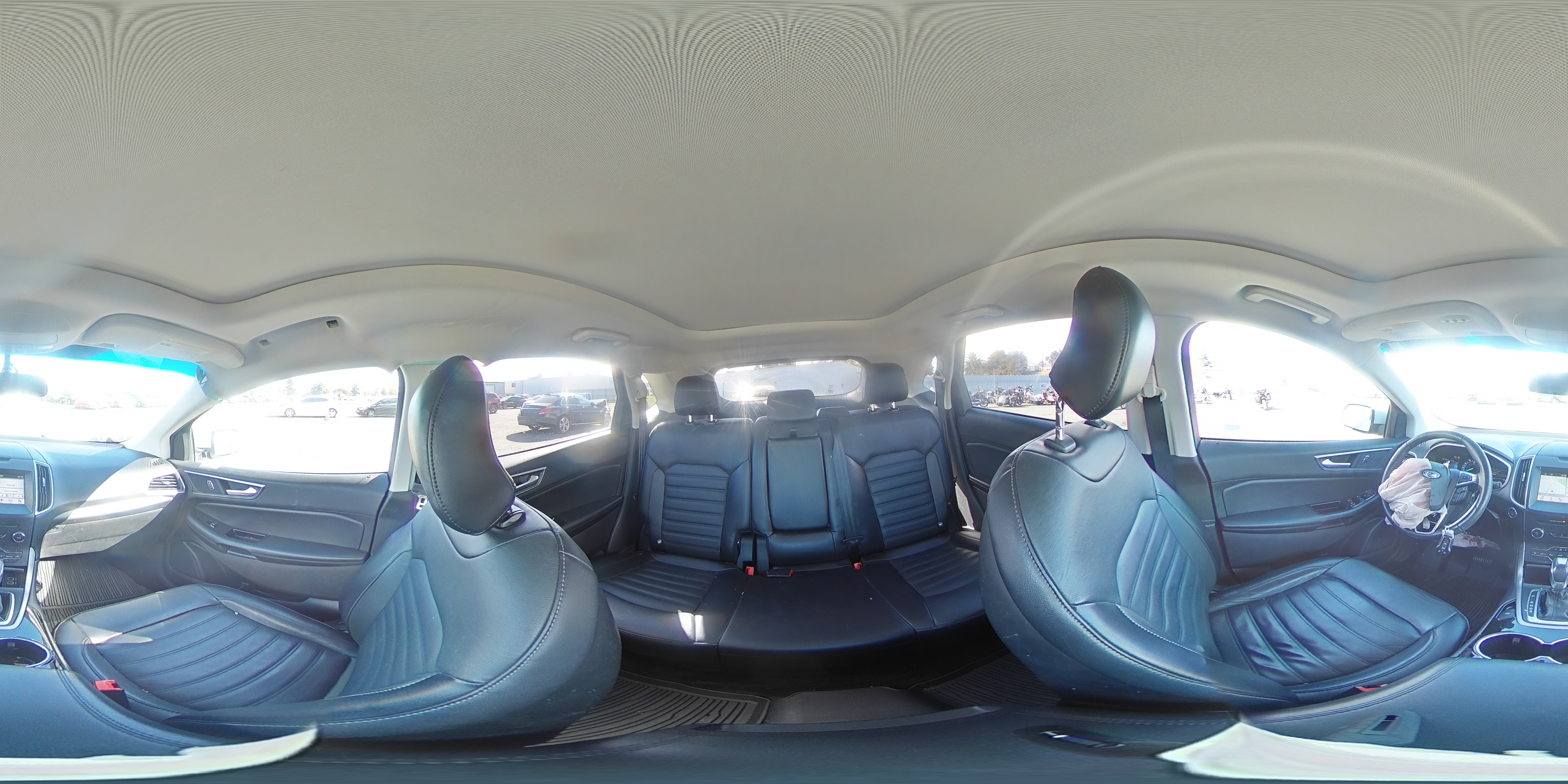 2017 Ford Edge VIN 2FMPK4J87HBB17259 Copart auction photo, front end / side damage thumbnail 14