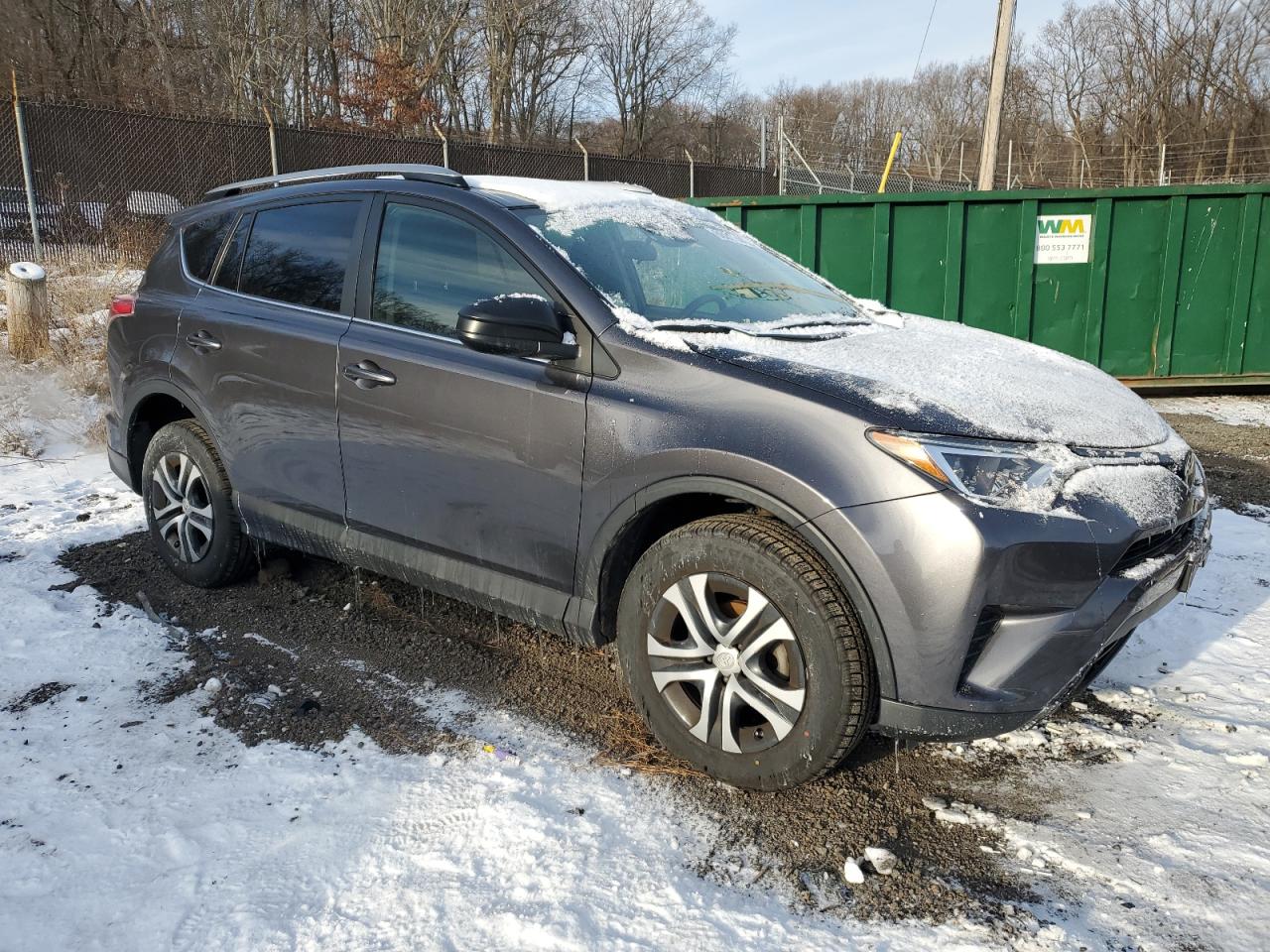 2017 Toyota RAV 4 VIN JTMBFREV7HJ702872 Copart auction photo, rear end damage thumbnail 4