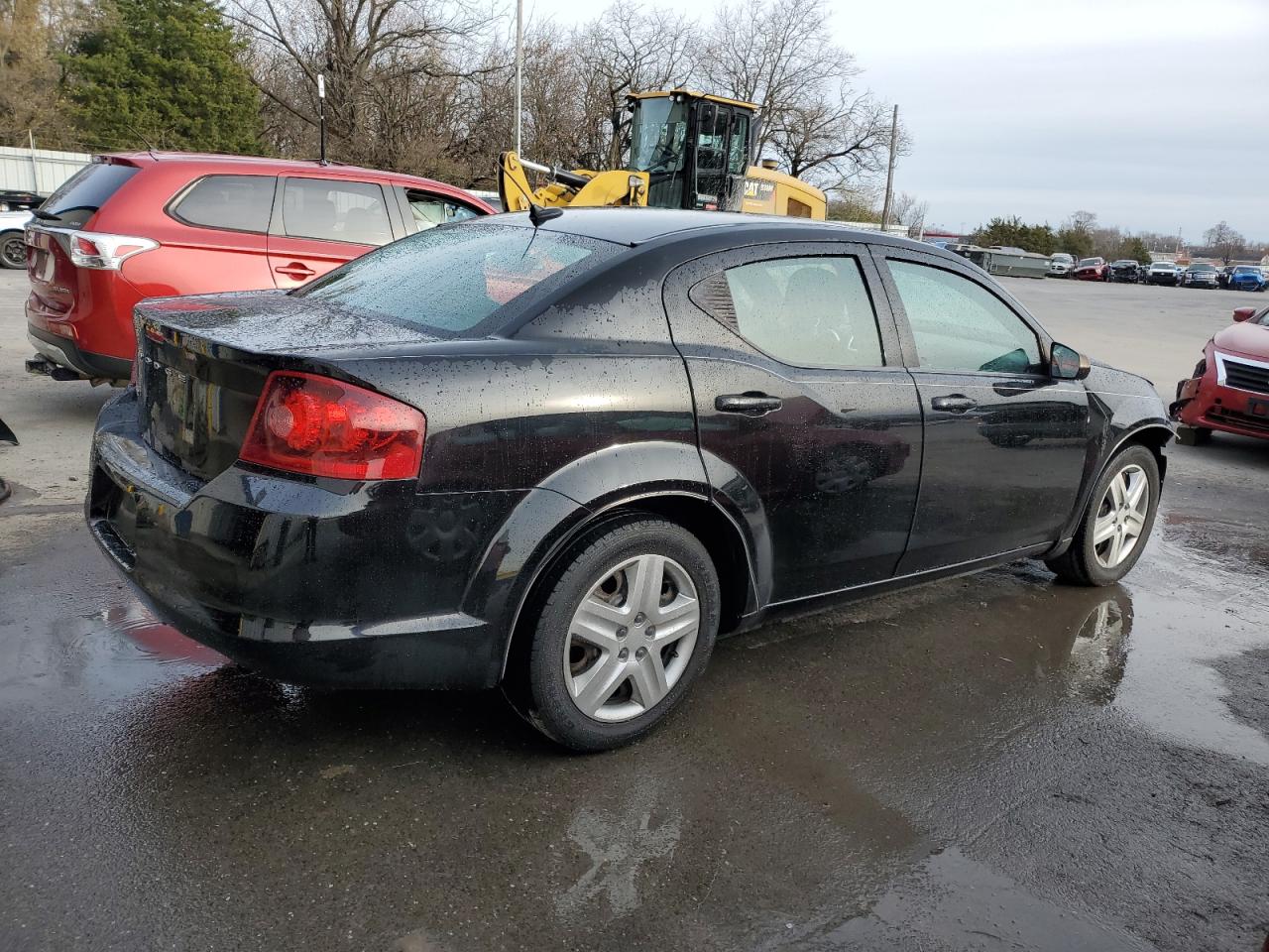 2011 Dodge Avenger VIN 1B3BD4FB1BN566107 Copart auction photo, front end damage thumbnail 3
