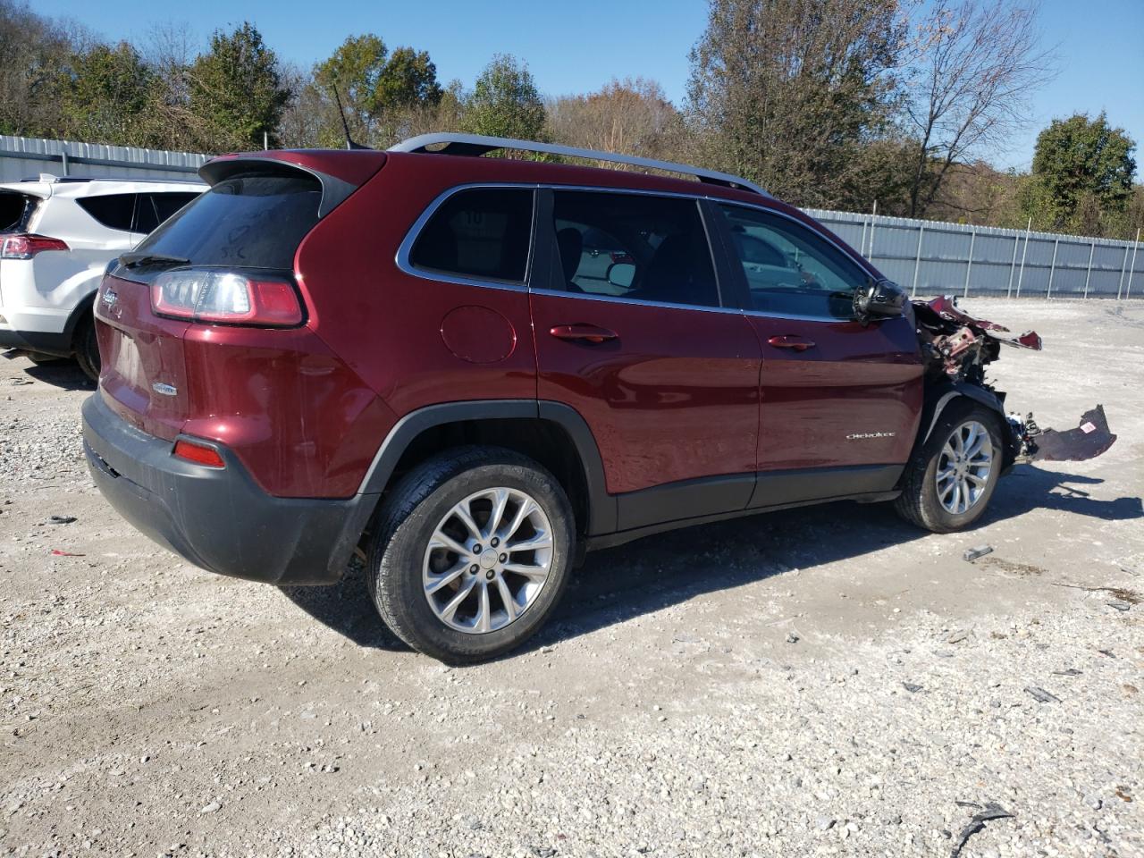 2019 Jeep Grand Cherokee VIN 1C4PJLCB5KD222846 Copart auction photo, front end / side damage thumbnail 3