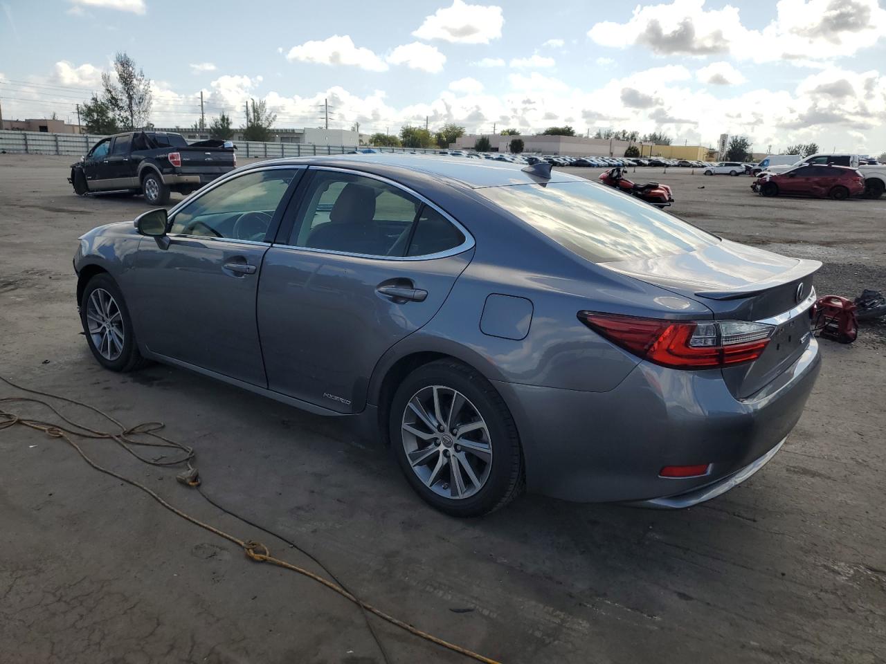 2017 Lexus ES VIN JTHBW1GG2H2153946 Copart auction photo, front end damage thumbnail 2