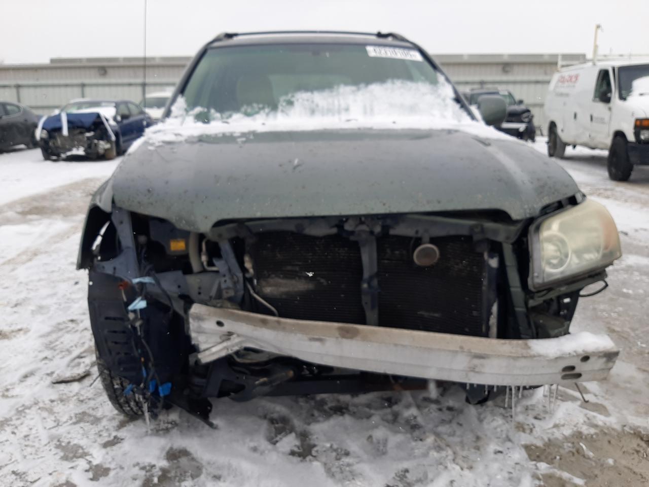 2006 Toyota Highlander VIN JTEEP21A660153586 Copart auction photo, front end damage thumbnail 5