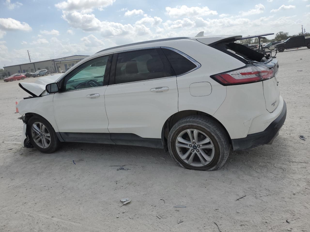 2020 Ford Edge VIN 2FMPK3J93LBA99550 Copart auction photo, front end / rear end damage thumbnail 2