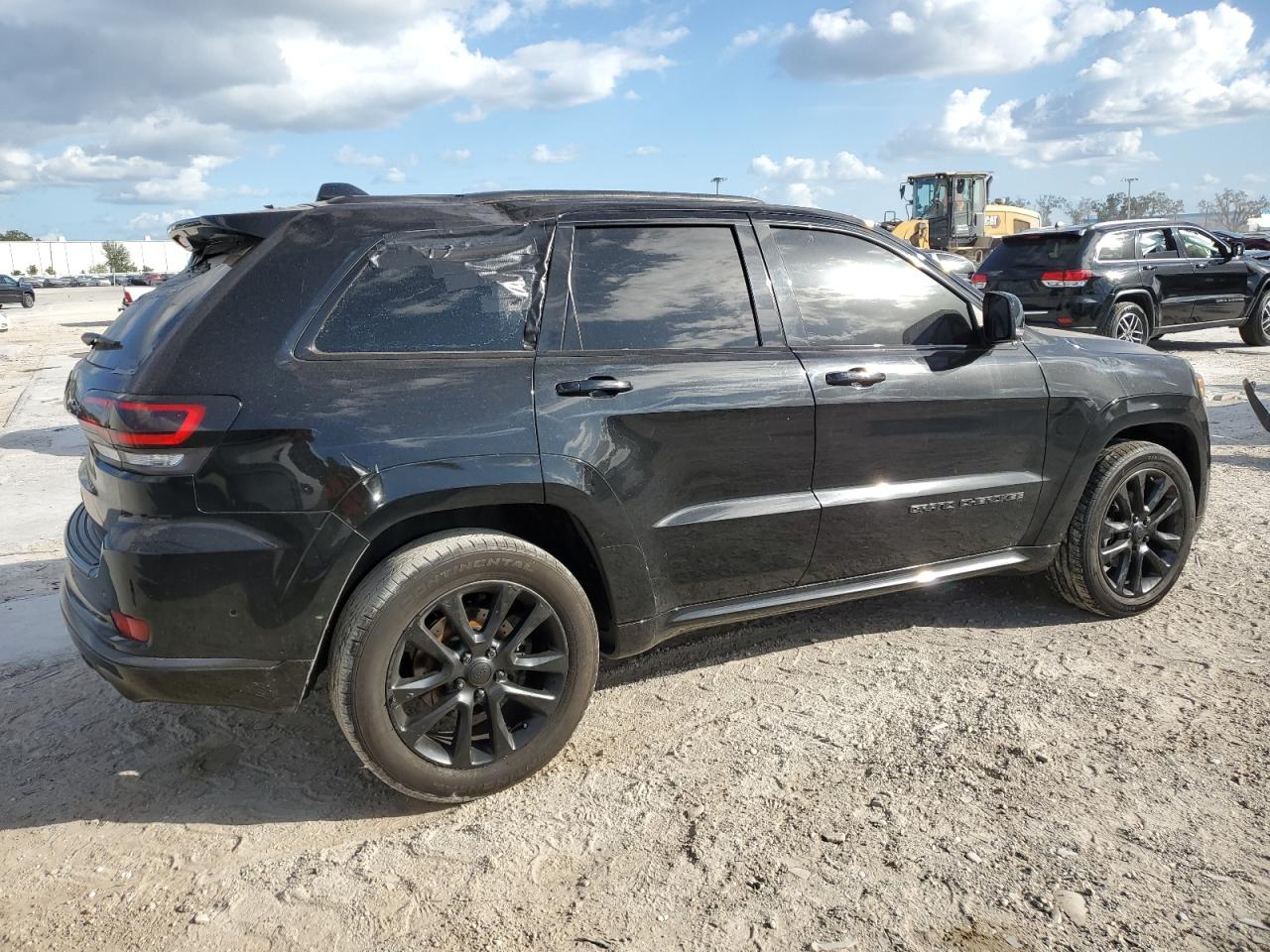 2018 Jeep Grand Cherokee VIN 1C4RJECG9JC289115 Copart auction photo, rear end / top/roof damage thumbnail 3