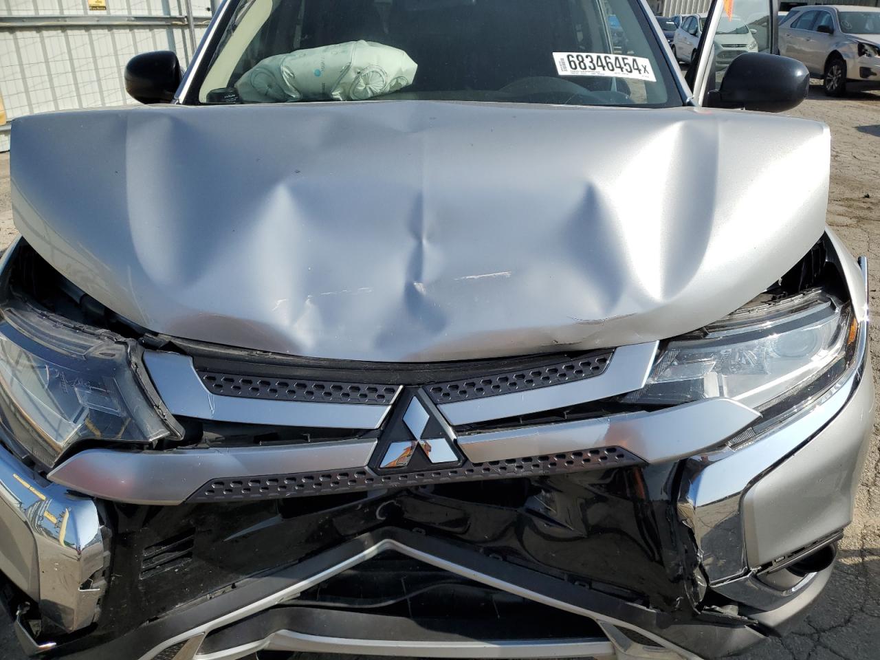 2020 Mitsubishi Outlander VIN JA4AD2A33LZ018239 Copart auction photo, front end / side damage thumbnail 12
