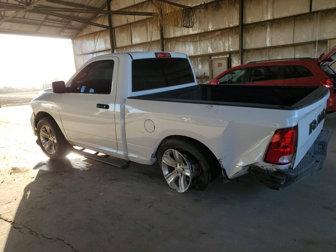 2019 RAM 1500 VIN 3C6JR6AG9KG505114 Copart auction photo, rear end / undercarriage damage thumbnail 2