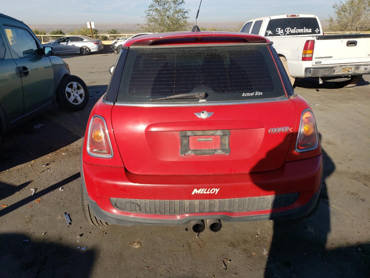 2008 MINI Cooper VIN WMWMF73598TT88756 Copart auction photo, minor dent/scratches damage thumbnail 6