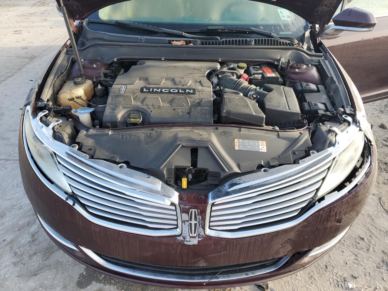 2013 Lincoln MKZ VIN 3LN6L2GK6DR818645 Copart auction photo, front end damage thumbnail 12