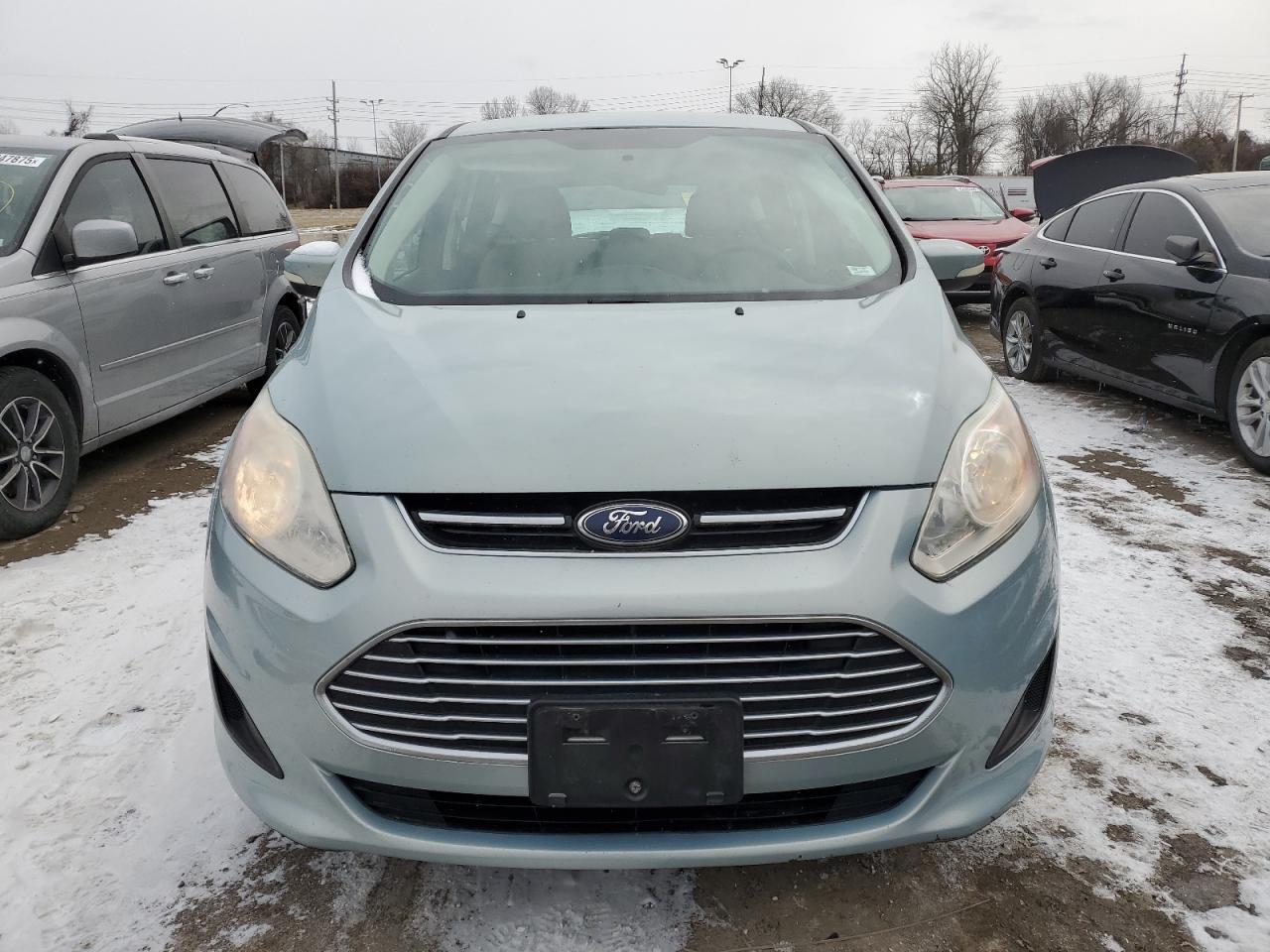 2014 Ford C-MAX VIN 1FADP5AU1EL517380 Copart auction photo, side damage thumbnail 5