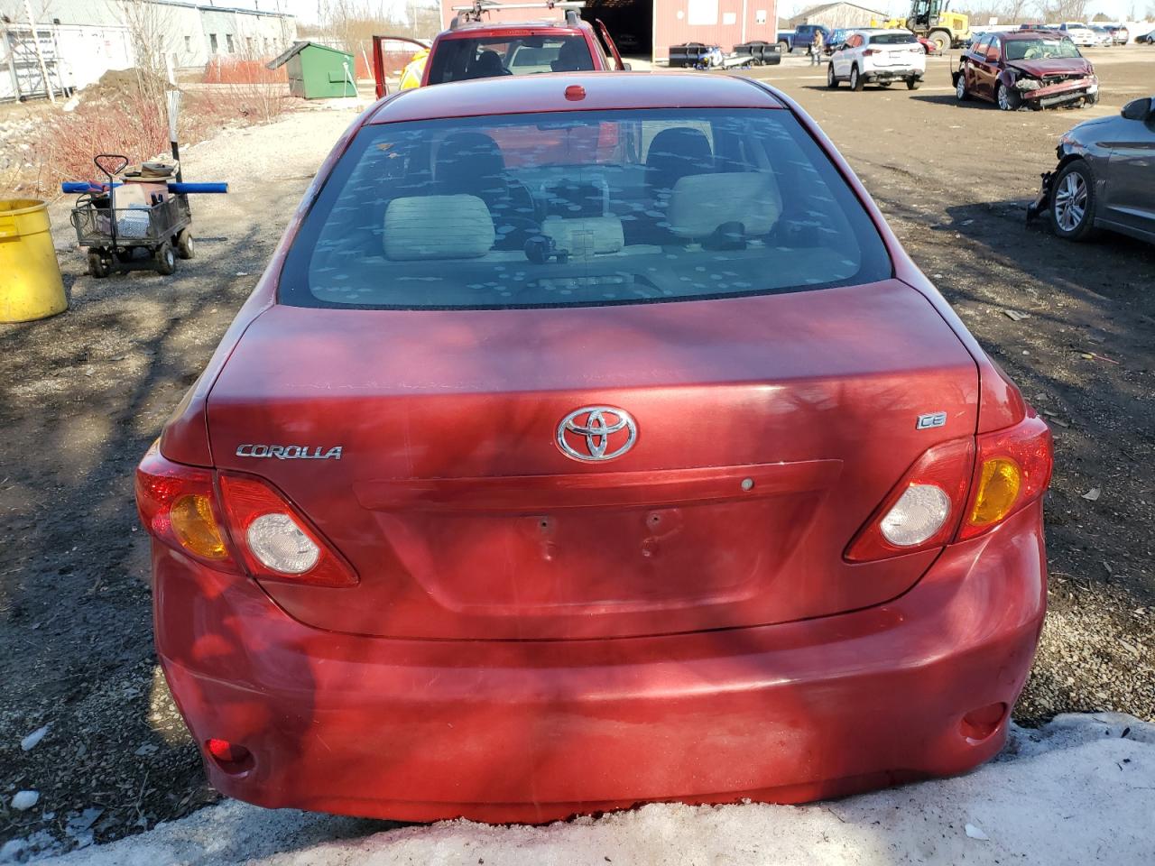 2010 Toyota Corolla VIN 2T1BU4EE9AC361078 Copart auction photo, undercarriage / front end damage thumbnail 6