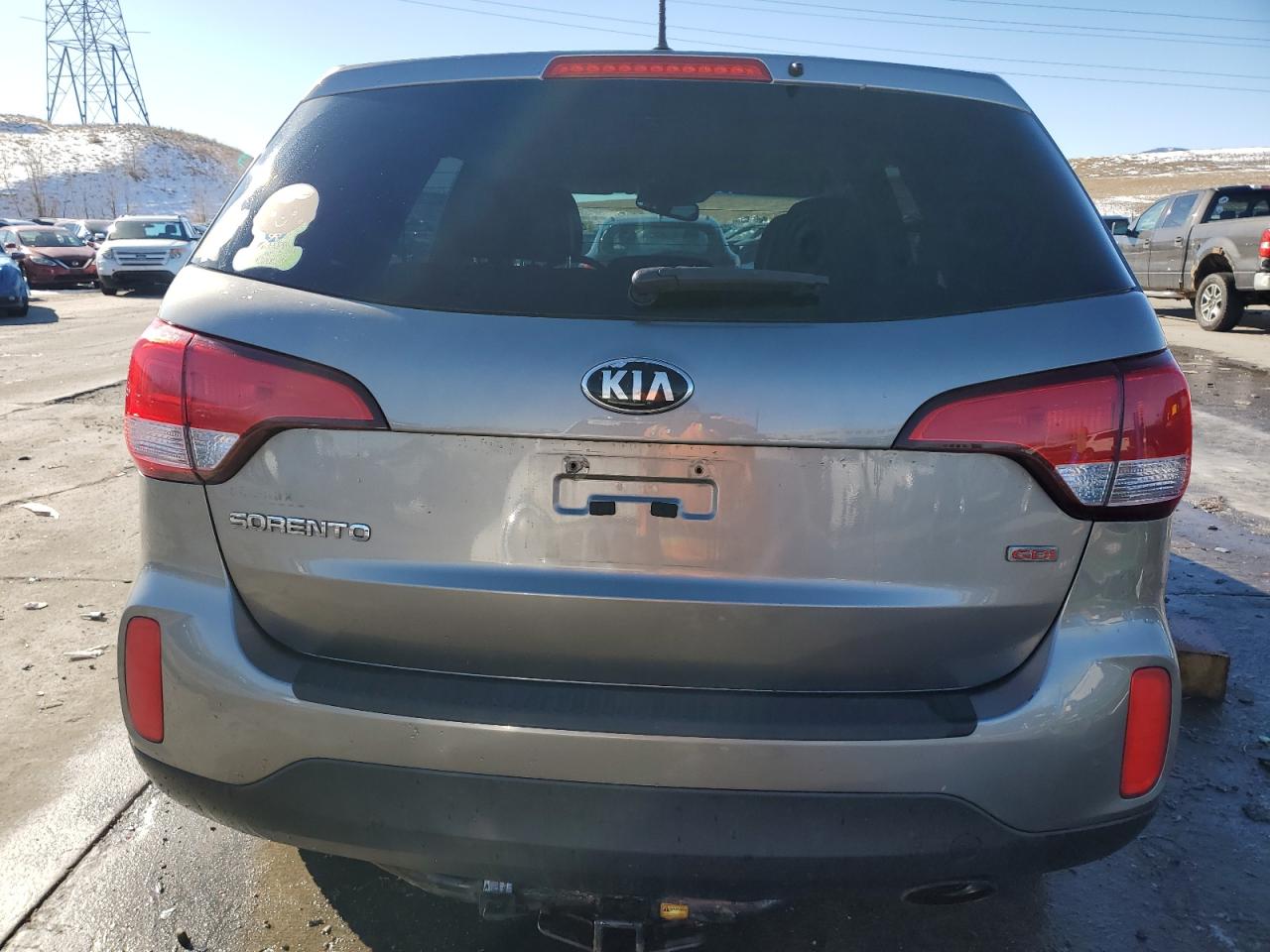 2014 KIA Sorento VIN 5XYKTCA68EG515849 Copart auction photo, vandalism / front end damage thumbnail 6