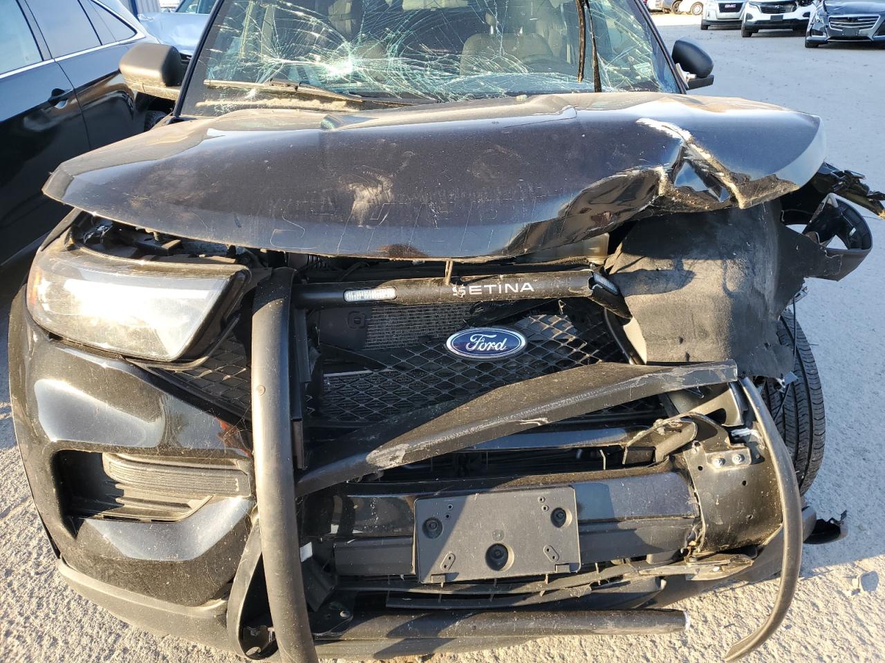 2020 Ford Explorer VIN 1FM5K8AB8LGD09351 Copart auction photo, front end / side damage thumbnail 12