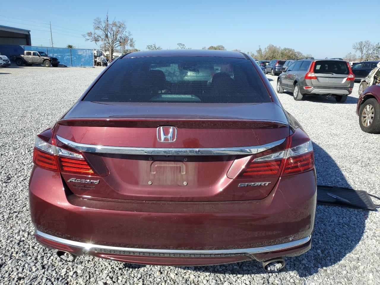 2017 Honda Accord VIN 1HGCR2F51HA300445 Copart auction photo, front end damage thumbnail 6