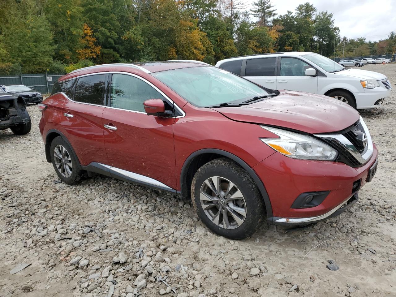 2017 Nissan Murano VIN 5N1AZ2MH6HN128100 Copart auction photo, front end damage thumbnail 4