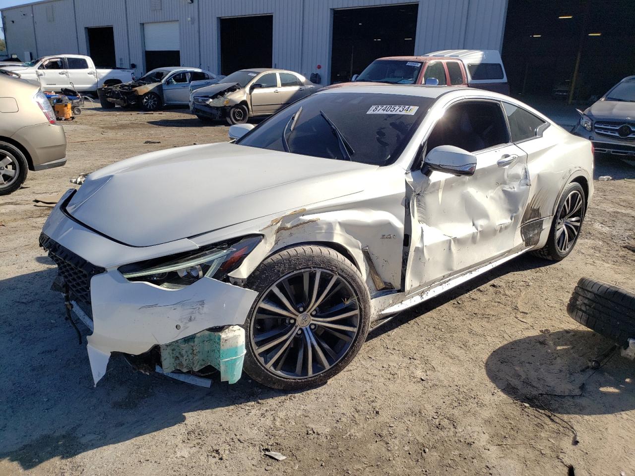 2017 Infiniti Q60 VIN JN1EV7EL6HM552466 - Copart auction photo