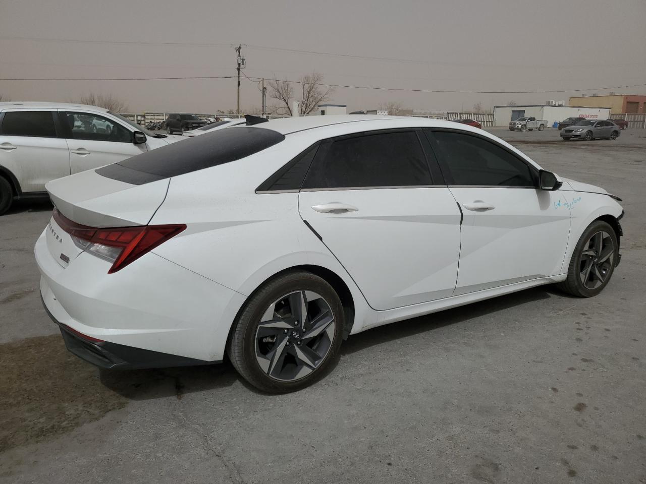 2022 Hyundai Elantra VIN 5NPLN4AG4NH069169 Copart auction photo, front end damage thumbnail 3