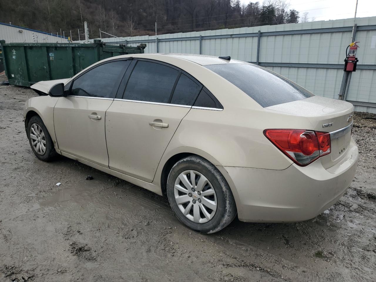 2011 Chevrolet Cruze VIN 1G1PF5S98B7196827 Copart auction photo, front end / rear end damage thumbnail 2