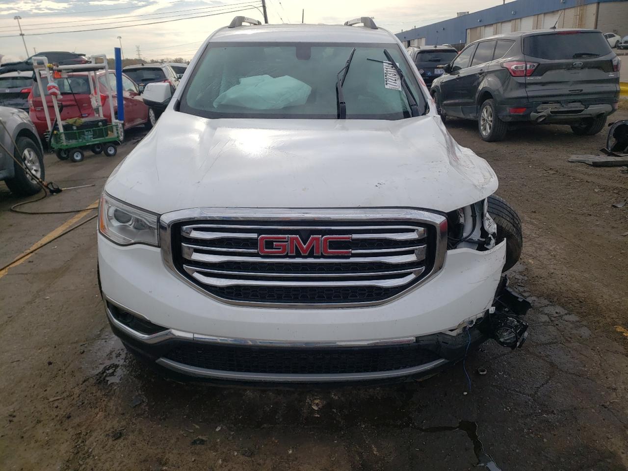 2018 GMC Acadia VIN 1GKKNMLS2JZ149820 Copart auction photo, side / front end damage thumbnail 5