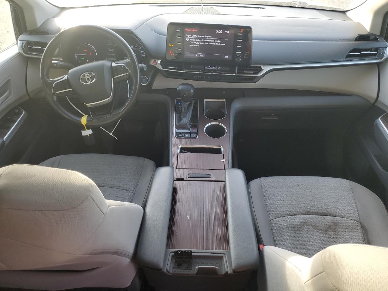 2021 Toyota Sienna VIN 5TDKRKEC9MS017234 Copart auction photo, rear end / side damage thumbnail 8
