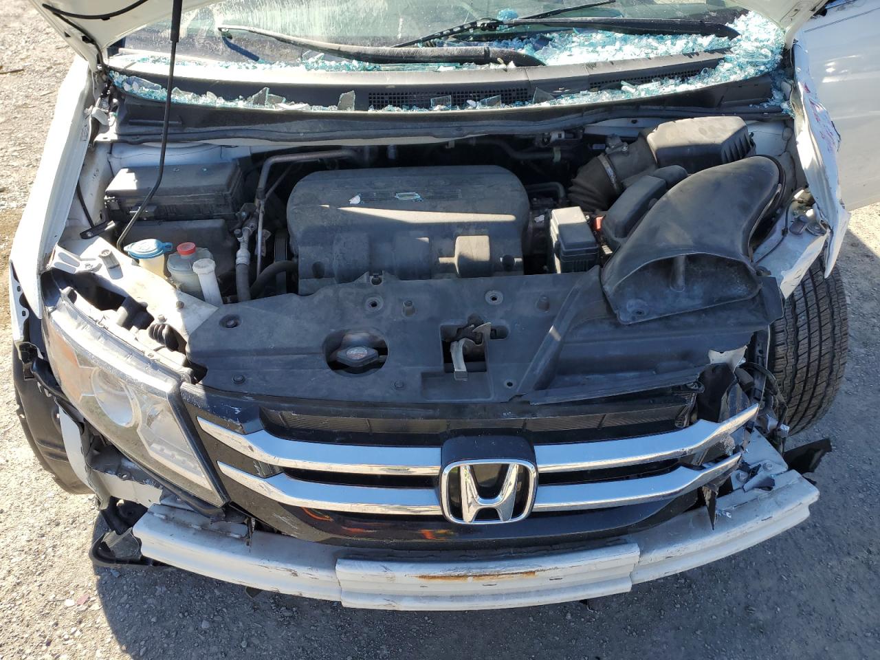 2016 Honda Odyssey VIN 5FNRL5H64GB143453 Copart auction photo, front end / mechanical damage thumbnail 13