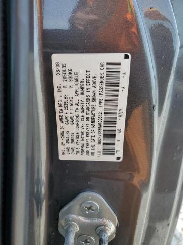 2009 Honda Accord VIN 1HGCS22839A000542 Copart auction photo, vandalism damage thumbnail 12