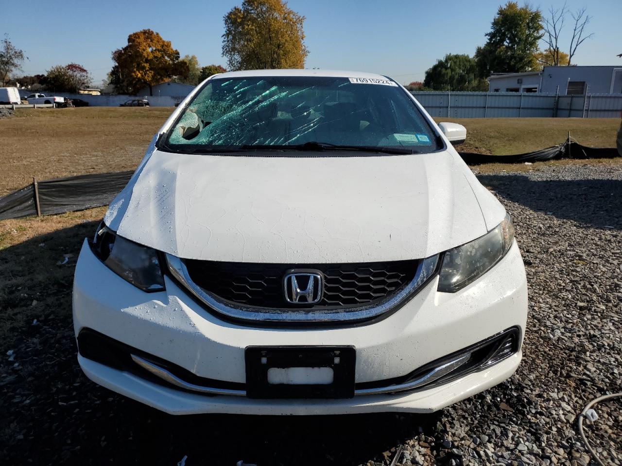 2014 Honda Civic VIN 19XFB2F55EE205539 Copart auction photo, front end / side damage thumbnail 5