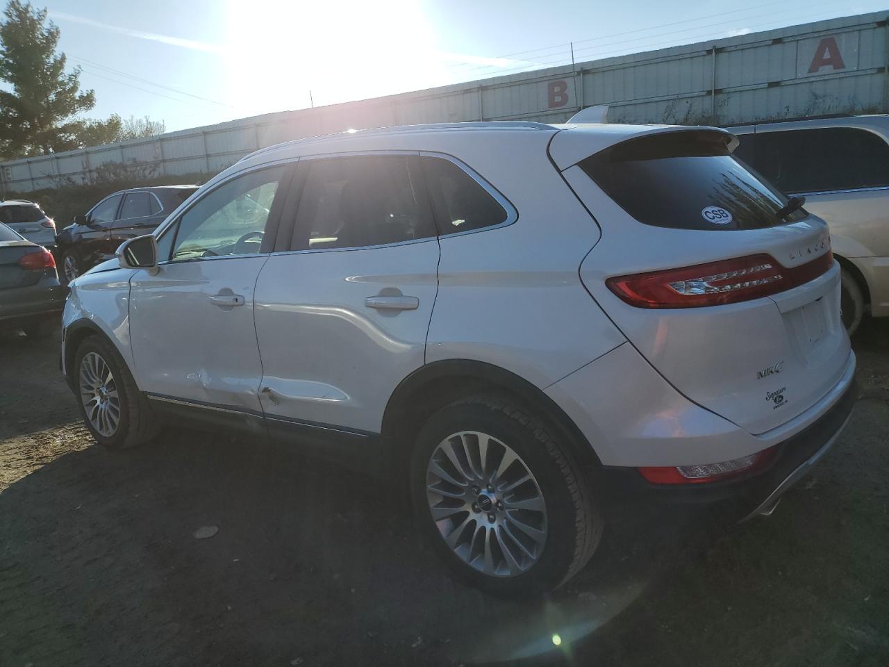 2017 Lincoln MKC VIN 5LMCJ3C97HUL52236 Copart auction photo, front end / side damage thumbnail 2