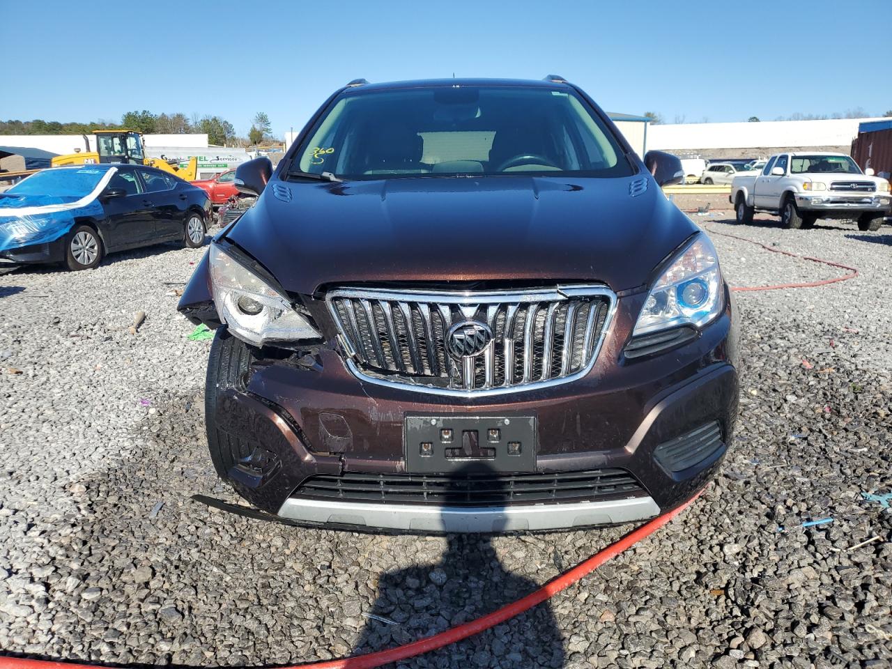 2015 Buick Encore VIN KL4CJASB3FB156572 Copart auction photo, front end damage thumbnail 5