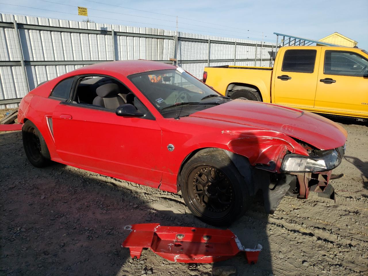 2004 Ford Mustang VIN 1FAFP40464F121799 Copart auction photo, all over damage thumbnail 4