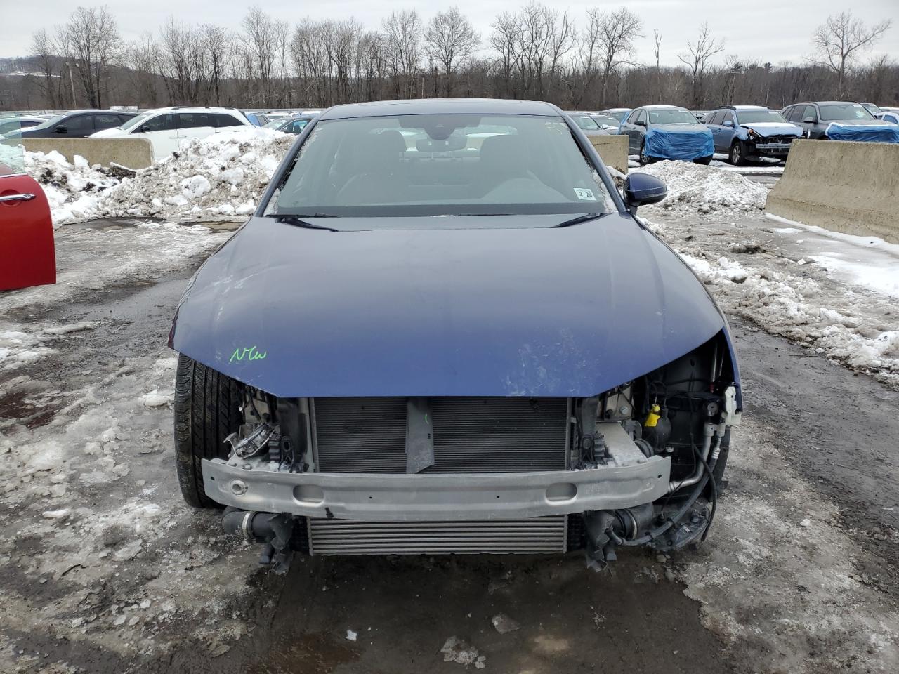 2023 Audi A4 VIN WAUEAAF42PN009036 Copart auction photo, front end / side damage thumbnail 5
