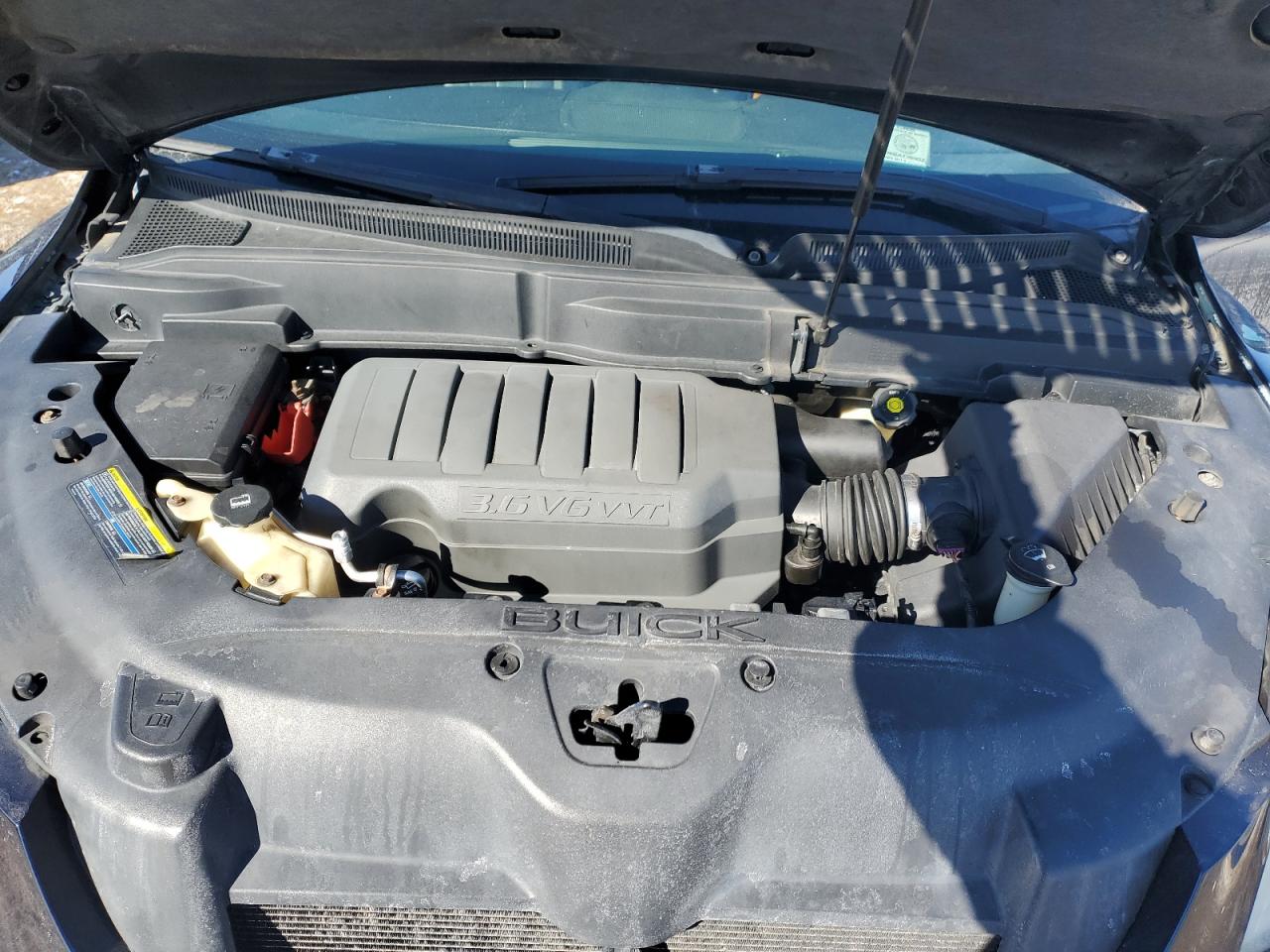 2008 Buick Enclave VIN 5GAER237X8J304704 Copart auction photo, front end / minor dent/scratches damage thumbnail 12