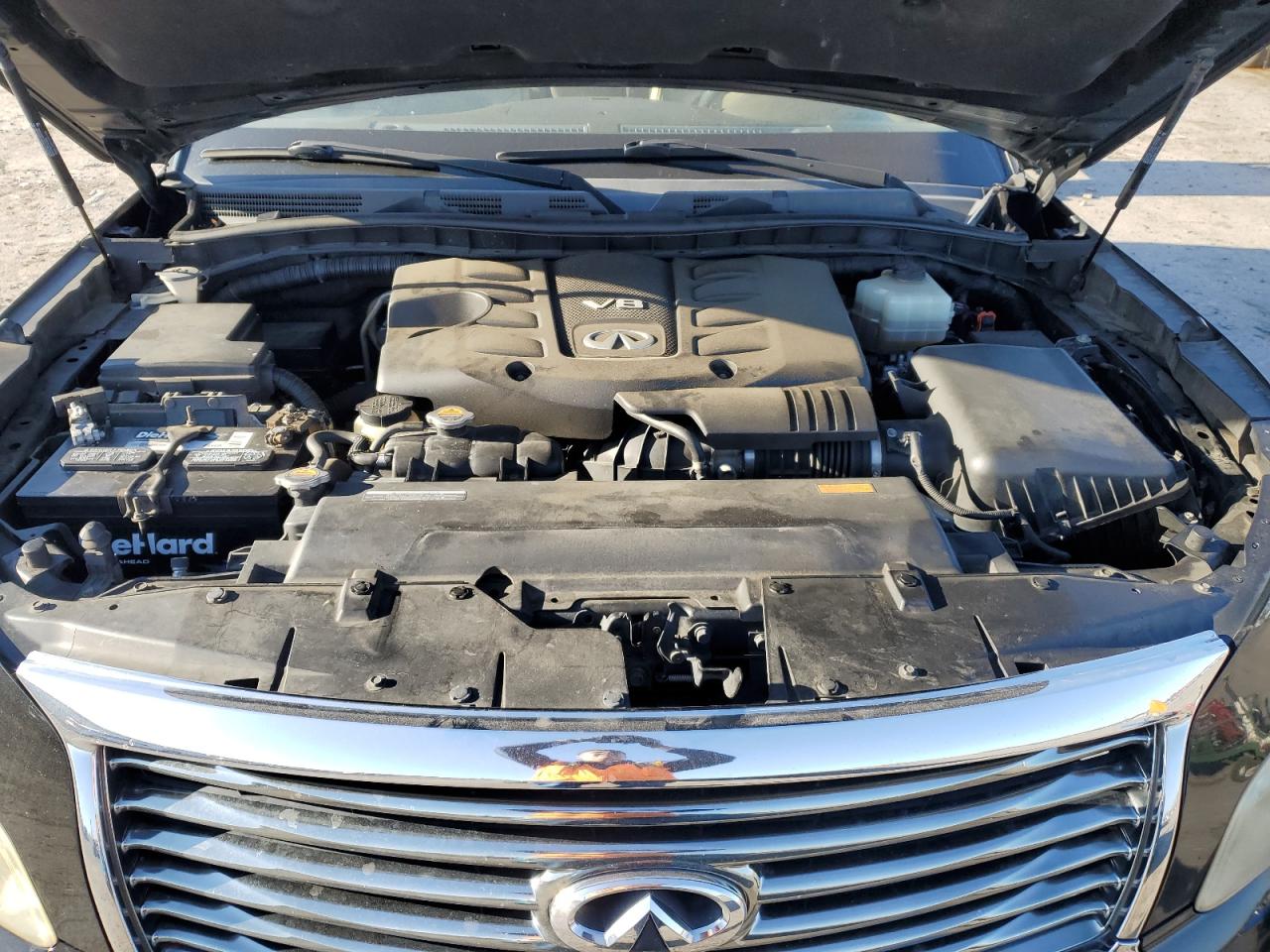 2012 Infiniti QX56 VIN JN8AZ2NC9C9317000 Copart auction photo, minor dent/scratches damage thumbnail 12