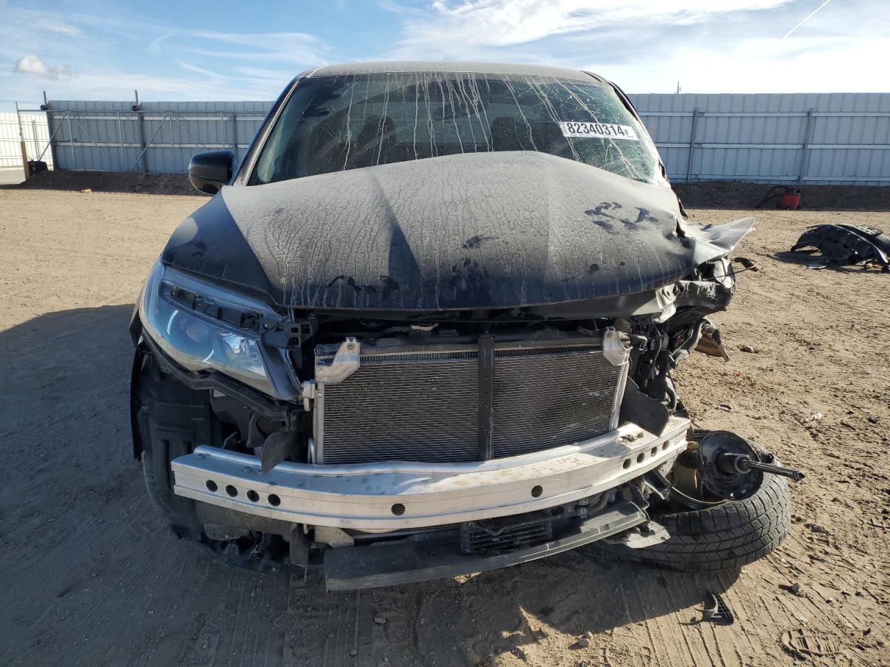 2019 Honda Ridgeline VIN 5FPYK3F13KB037215 Copart auction photo, front end / side damage thumbnail 5